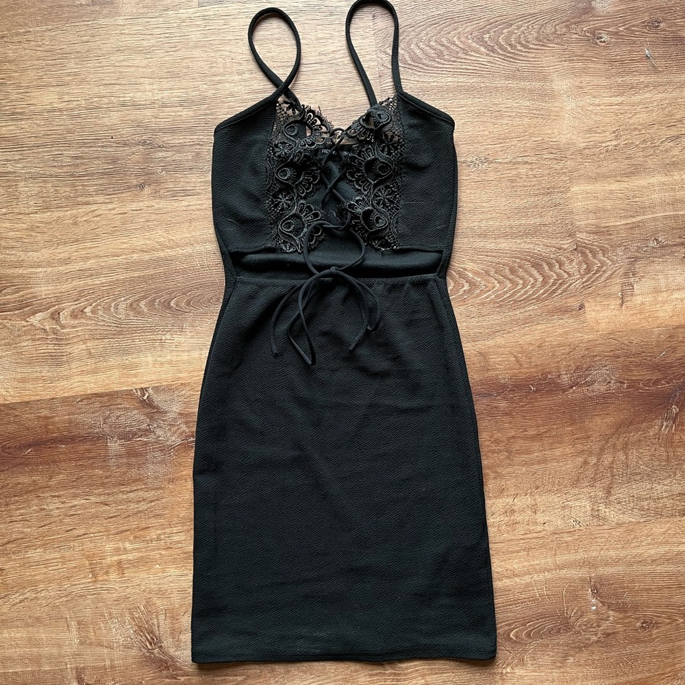 PLT lace up top dress